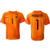 Nederland Remko Pasveer #1 Keeper Bortedrakt VM 2022 Kortermet